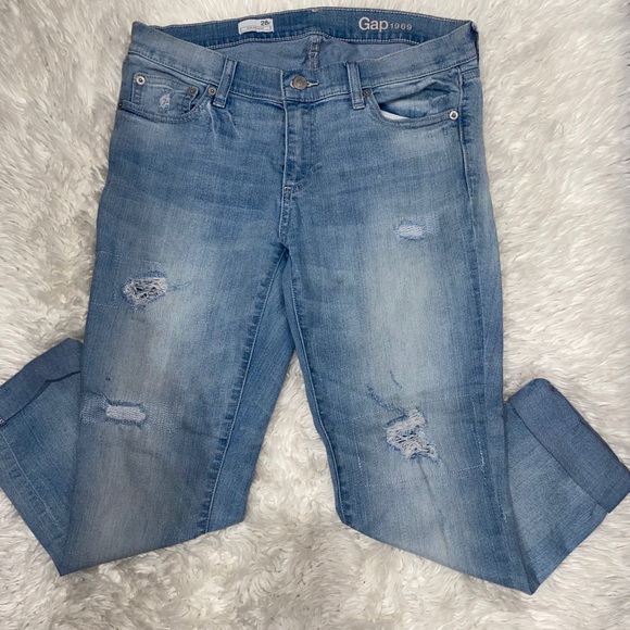 gap blue jeans